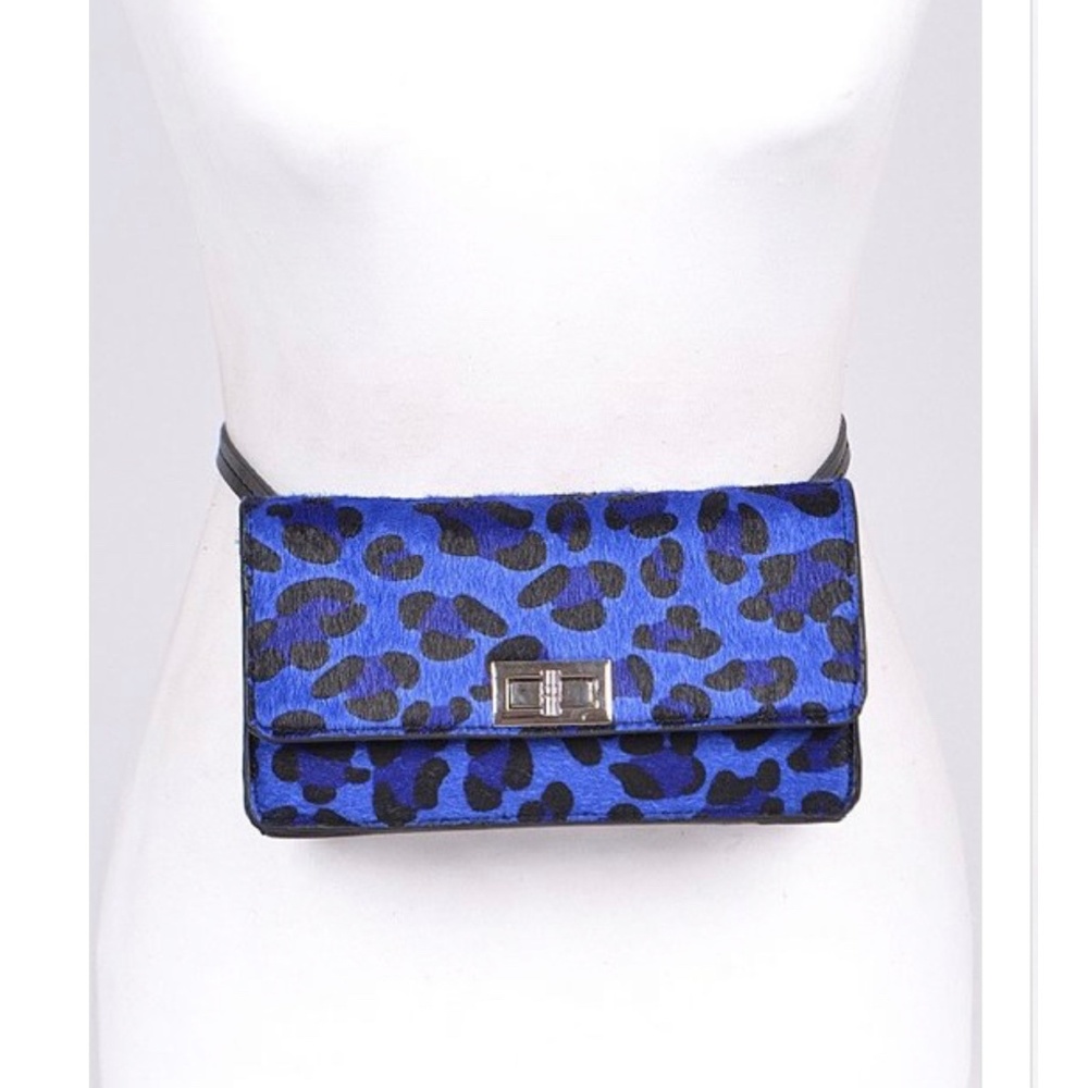 Cheetah Print Fashion Fanny Pack & Clutch